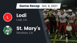Recap: Lodi  vs. St. Mary's  2021