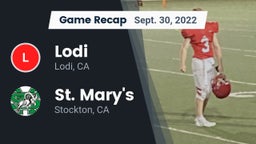 Recap: Lodi  vs. St. Mary's  2022