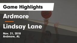 Ardmore  vs Lindsay Lane Game Highlights - Nov. 21, 2018