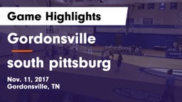 Gordonsville  vs south pittsburg  Game Highlights - Nov. 11, 2017