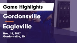 Gordonsville  vs Eagleville  Game Highlights - Nov. 18, 2017