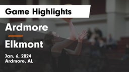 Ardmore  vs Elkmont  Game Highlights - Jan. 6, 2024