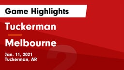 Tuckerman  vs Melbourne  Game Highlights - Jan. 11, 2021