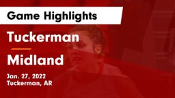 Tuckerman  vs Midland Game Highlights - Jan. 27, 2022