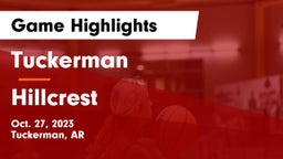 Tuckerman  vs Hillcrest  Game Highlights - Oct. 27, 2023