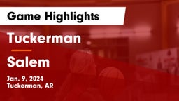 Tuckerman  vs Salem  Game Highlights - Jan. 9, 2024