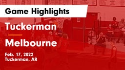 Tuckerman  vs Melbourne  Game Highlights - Feb. 17, 2022
