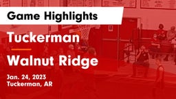 Tuckerman  vs Walnut Ridge  Game Highlights - Jan. 24, 2023