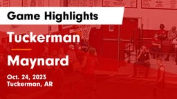 Tuckerman  vs Maynard  Game Highlights - Oct. 24, 2023