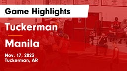 Tuckerman  vs Manila  Game Highlights - Nov. 17, 2023