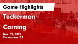 Tuckerman  vs Corning  Game Highlights - Nov. 29, 2023
