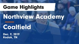 Northview Academy vs Coalfield  Game Highlights - Dec. 9, 2019