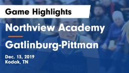 Northview Academy vs Gatlinburg-Pittman  Game Highlights - Dec. 13, 2019