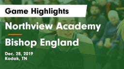 Northview Academy vs Bishop England  Game Highlights - Dec. 28, 2019