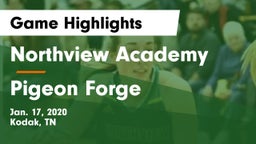 Northview Academy vs Pigeon Forge  Game Highlights - Jan. 17, 2020