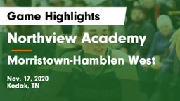 Northview Academy vs Morristown-Hamblen West  Game Highlights - Nov. 17, 2020