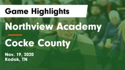 Northview Academy vs Cocke County  Game Highlights - Nov. 19, 2020
