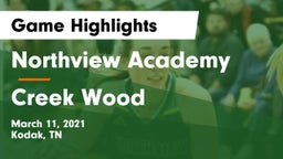 Northview Academy vs Creek Wood  Game Highlights - March 11, 2021