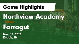 Northview Academy vs Farragut  Game Highlights - Nov. 18, 2023