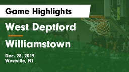 West Deptford  vs Williamstown  Game Highlights - Dec. 28, 2019