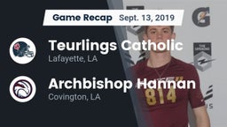 Recap: Teurlings Catholic  vs. Archbishop Hannan  2019