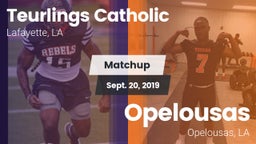 Matchup: Teurlings Catholic vs. Opelousas  2019