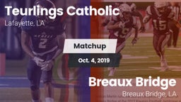 Matchup: Teurlings Catholic vs. Breaux Bridge  2019