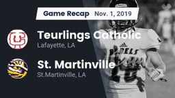 Recap: Teurlings Catholic  vs. St. Martinville  2019