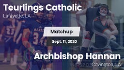 Matchup: Teurlings Catholic vs. Archbishop Hannan  2020