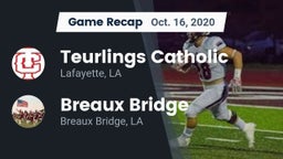 Recap: Teurlings Catholic  vs. Breaux Bridge  2020