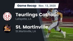 Recap: Teurlings Catholic  vs. St. Martinville  2020