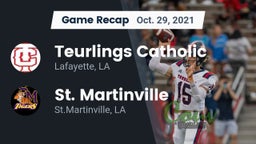 Recap: Teurlings Catholic  vs. St. Martinville  2021
