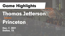 Thomas Jefferson  vs Princeton  Game Highlights - Dec. 7, 2021