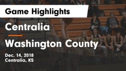 Centralia  vs Washington County  Game Highlights - Dec. 14, 2018