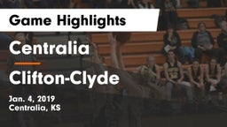 Centralia  vs Clifton-Clyde  Game Highlights - Jan. 4, 2019