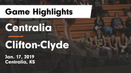 Centralia  vs Clifton-Clyde  Game Highlights - Jan. 17, 2019
