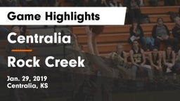 Centralia  vs Rock Creek  Game Highlights - Jan. 29, 2019