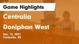 Centralia  vs Doniphan West  Game Highlights - Jan. 12, 2021