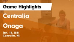 Centralia  vs Onaga  Game Highlights - Jan. 18, 2021