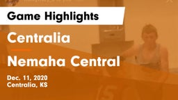 Centralia  vs Nemaha Central  Game Highlights - Dec. 11, 2020
