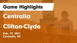 Centralia  vs Clifton-Clyde  Game Highlights - Feb. 19, 2021