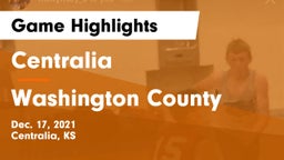 Centralia  vs Washington County  Game Highlights - Dec. 17, 2021