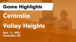 Centralia  vs Valley Heights  Game Highlights - Feb. 11, 2022