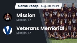 Recap: Mission  vs. Veterans Memorial  2019