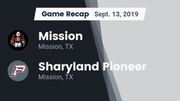 Recap: Mission  vs. Sharyland Pioneer  2019