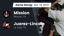 Recap: Mission  vs. Juarez-Lincoln  2019