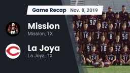 Recap: Mission  vs. La Joya  2019