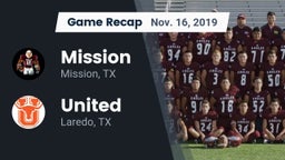 Recap: Mission  vs. United  2019