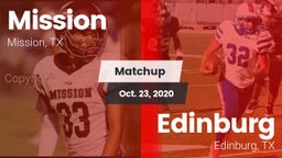 Matchup: Mission vs. Edinburg  2020