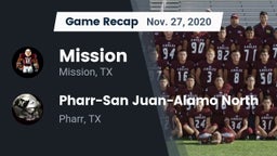 Recap: Mission  vs. Pharr-San Juan-Alamo North  2020